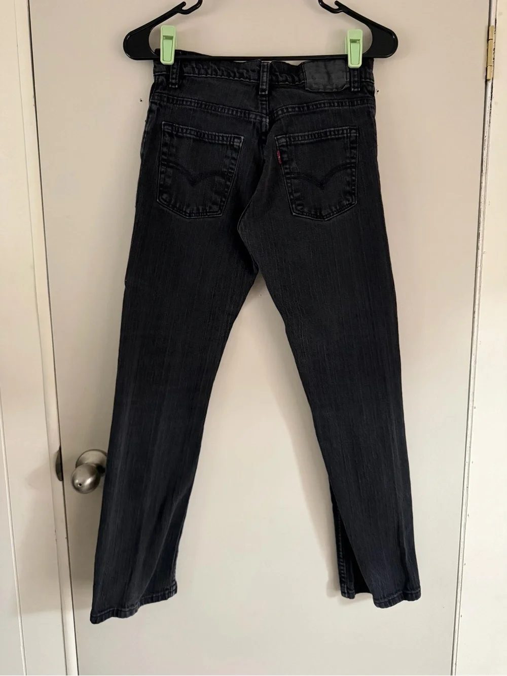 Levi's boys Black Slim Jeans